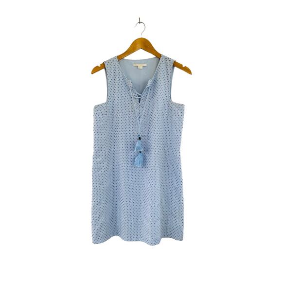 Cooper and Ella Isabel Cotton Sleeveless Tassel Tunic Shift Mini Dress Small - Picture 4 of 10